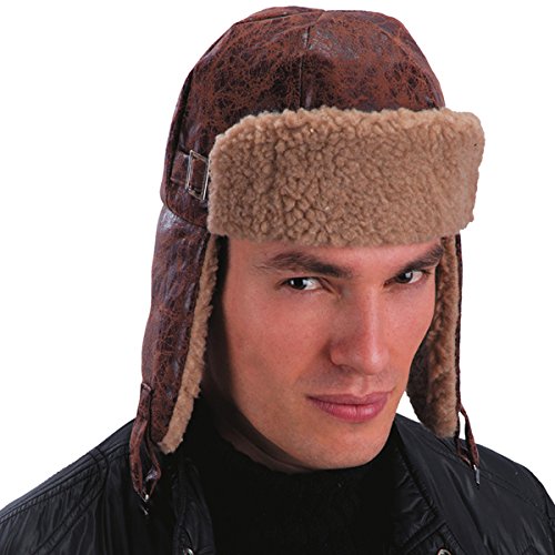 Uomo Aviatore Colbacco Sci Ushanka Cossack Outdoor Simil Pelo Camoscio - Foto 10