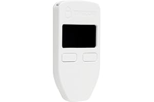 Trezor Model One - La Cartera de Hardware de Criptomonedas Original, Seguridad de Bitcoins, Almacene y Administre Más de 7000 Monedas y Tokens, Configuración Rápida y Sencilla (Blanco)