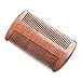 EQLEF® Red sandalwood no static handmade wooden comb , Pocket comb(beard)