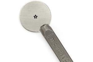 ImpressArt Signature Tampon Motif contour étoile 2,5 mm