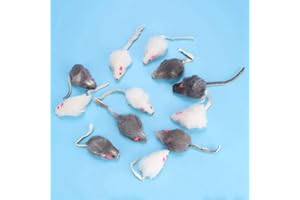 Aufee Pet Cat Toy Mouse, Mini Funny Cat Toy Plush Fake Mice, Cat Toy Fake Mouse, Cat Toys Pets Gift Pet Cat Toy per animali domestici Giocando Kitten Cat