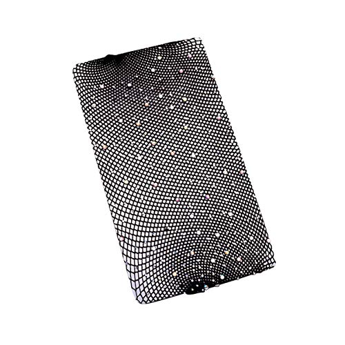 Tian Ran Dai Medias de red negras con malla de diamantes para mujer/Pantyhose de malla con red de Fencenet