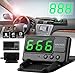 Produktbild Auto Hud GPS Tachometer Overspeed Alarm, Digital Universal Head Up Windschutzscheibe Display MPH/KM Warnung Projektor Armaturenbrett Fahrgeschwindigkeit Monitor grünes Licht