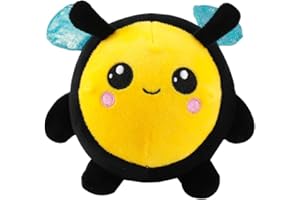 I-TOTAL® - Cuscino Morbido squishy in memory foam 14 cm diametro, squishy pillow ideale come regalo (BEE)