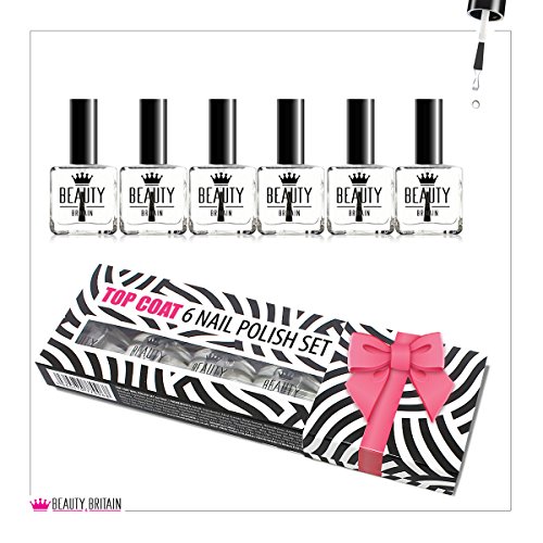 Set de 24 Top Coat Esmaltes de uñas Botella Grande 10 ml Caja de Regalo