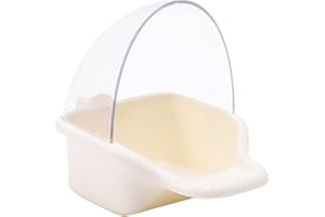 Jimtuze Baignoire À Oiseaux À Suspendre, Bain D'oiseau Jouet Bain D'oiseau Suspendu Perruche Baignoires en Cage Perroquet Baignoire Eau Mangeoire Support Plateau Bains d'oiseaux pour Cages