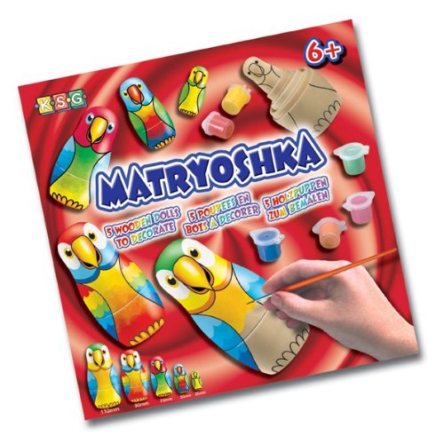 Preisvergleich Produktbild KSG 1046 - Matryoshka, Basteln und Malen, Papageien