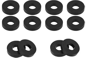 Tinoaly 12pcs NO.3 Joints Bouchon Réservoir Réchaud pour Coleman 220, Caoutchouc Fluoré Qualité Supérieure Résistants à l'huile et Aux Hautes Températures Accessoires Remplacement Pratiques(Noir)