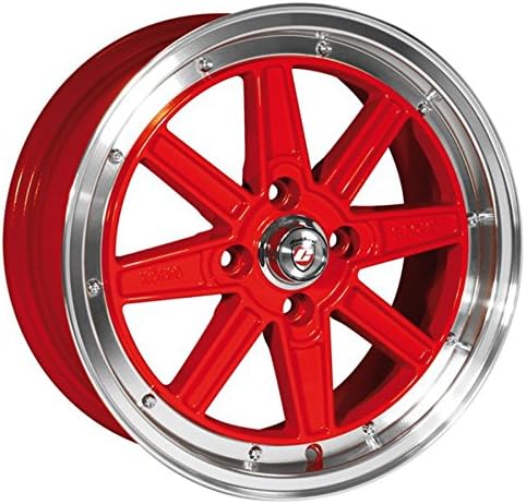 4* Brand New 15"x7.0 Calibre Bomb Red Alloy Wheel