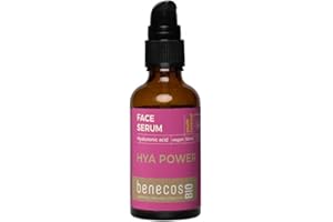 BENECOS NATURAL BEAUTY benecosBIO serum do twarzy z kwasem hialuronowym do prasowania: wegańskie – testowane dermatologicznie