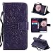 Produktbild Tasche für LG G3, Handyhülle LG G3 Leder Hülle Asnlove Premium Ledertasche im Ständer Book Case Brieftasche Flip Case Cover Schutzhülle mit Kartenfach Magnetverschluss und Standfunktion Unterstützte Telefone für LG G3 Smartphone Design Mandala