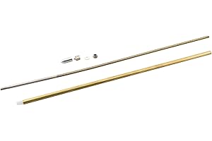 FACULX RC Boat 4Mm Flexible Shaft, 4Mm CW/CCW Flex Flexible Cable Shaft, RC Boat 350Mm Prop Nut Drive Dog(350mm-CCW)