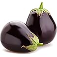 Round Aubergine 2kg | Indian Eggplant Brinjal 4 unit