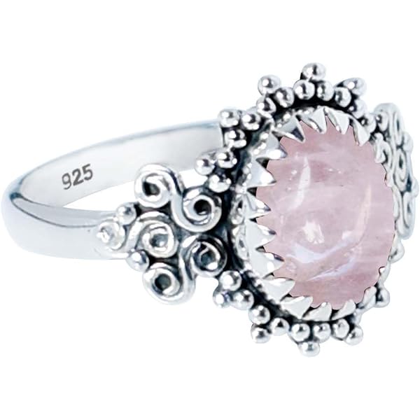 Anello In Argento 925 Con Labradorite Grigia – Fatto A Mano In India – Jeweloporium – Misura 30 - 3