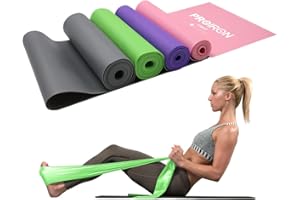 PROIRON Bandes Elastiques de Résistance Fitness Naturel Latex Bandes d'exercice pour Musculation Etirement Yoga Pilates