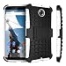 Produktbild Nexus 6 Case, DRUnKQUEEn Heavy Duty Rugged Hybrid Armor Dual Layer Hard Shell Tire Tread Grenade Grip Combat Tyre Textured Cover with Kickstand for Google Nexus 6 / Motorola Nexus 6 (2014 Release)