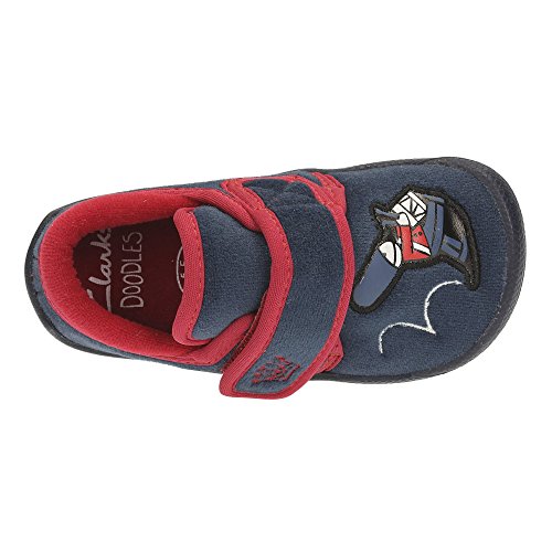 Clarks Shilo Drum Boys First Slippers G Navy Desertcart Seychelles