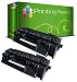 Produktbild Printing Pleasure 2er Set Premium Toner Schwarz kompatibel für HP Laserjet P2050, P2053, P2053D, P2053N, P2054, P2054D, P2054N, P2055, P2055D, P2055DN, P2055X, P2056, P2056D, P2056N, P2057, P2057D, P2057N, Canon LBP-6300DN, LBP-6310DN, LBP-6650DN, LBP-6670DN, LBP-6680X, MF-5840DN, MF-5880DN, MF-5940DN, MF-5980DW, MF-6140CN, MF-6180CW