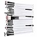 Tonsee® 20PCS Set Brosse Pro Makeup Brush Tools Make-up Toiletry Kit Wool Makeup Brush (White+Black)