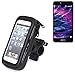 Price comparison product image Bike Mount for Medion X5020, handlebar mount for smartphones. Suitable for bicycle, motorcycle, quad, scooter, etc. Water-repellent - K-S-Trade (TM)