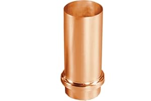 DACHRINNEN & ZUBEHÖR KUPFER Sliding Sleeve Copper with Standpipe Cap in 80, 87 and 100 mm (100 mm)