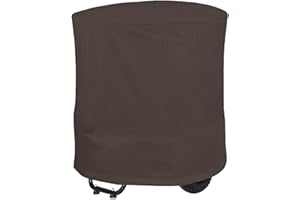 SMZhomeone Holzhacker-Abdeckung, wasserdicht, schwere Holzhacker, Zerkleinerer, Mulcher-Abdeckung, 85 x 110 cm, für Holzhacker, 210D Oxford-Stoff, Holzbrecherabdeckung (Kaffee)