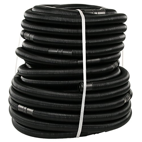 Zelsius - Schwimmbad und Pool Schlauch, Ø 32 mm, Länge: 50 m, für Swimming Pool und Teich, alle 110 cm teilbar