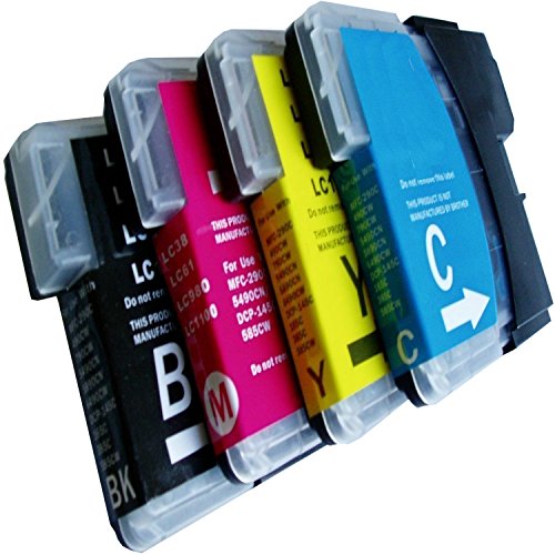 10 xl komp. zu Druckerpatronen Brother LC985 LC985BK LC985C LC985M LC985Y