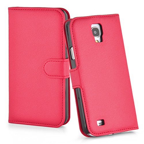 Cadorabo – Book Style Hülle für Samsung Galaxy S4 ACTIVE (I9295) – Case Cover Schutzhülle Etui Tasche mit Standfunktion und Kartenfach in KARMIN-ROT - 8
