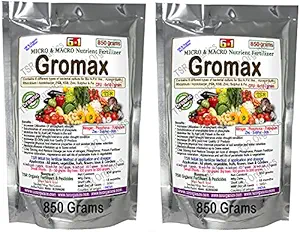 TSR Garden Store Gromax 6in1 Macro and micronutrients granules Organic biofertilizer 1.7 kg (850g + 850g) for All Types of Plants
