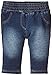United Colors of Benetton Baby-Girls Sparkle Trim Trouser, Blue (Denim), 3 to 6 months (Manufacturer Size: 62 cms)