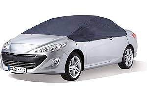 ‎CARTREND cartrend Halbgarage "New Generation", wetterfeste Auto Abdeckplane, Autoabdeckung, Autoplane, blau, Größe L, schützt vor Frost, Schnee und Sonne