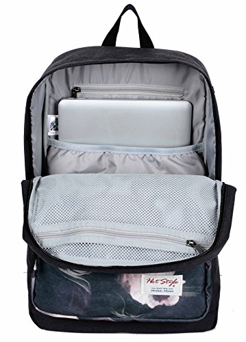HotStyle 915s Vintage Schulrucksack 24L – Wasserdichter für Laptop 15 zoll - 6