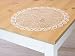 Produktbild Plauener Spitze - Deckchen Rund B 30cm - in orange