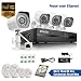 Produktbild Zmodo 4-Kanal 1080p NVR sPoE Überwachungsystem, 4x1080p Bullet Überwachungskameras für Innen-/Außen,IP65 wasserdicht, Nachtsicht, Bewegungsmelder, 1TB HDD