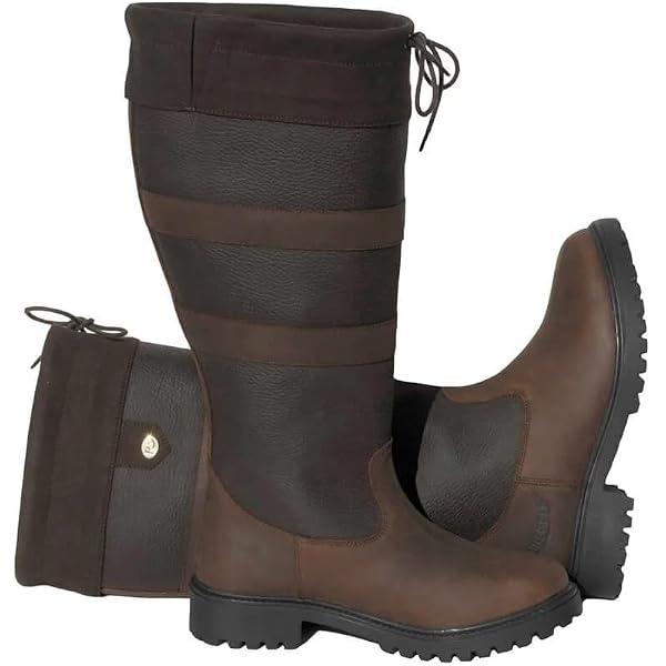 Dublin Galtymore Tall Field Boots - Black, UK 4 : Amazon.co.uk: Fashion