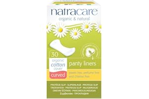 Natracare - Curved Panty Liners - Organic 30 x 4 Packs