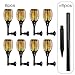 Produktbild 8 Pack Solarleuchten Taschenlampe für Garten, Gartenleuchte Solar LED Licht Lampe mit Tanzen Flamme für Dekoration Festival Atmosphäre Garten Hinterhof und Patio Path, Dekorative Lampen für Innen und