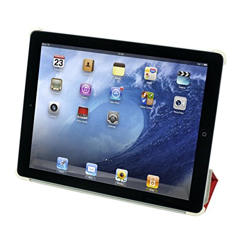 iPad2 Flip Cover Stand red Logic3 - 3