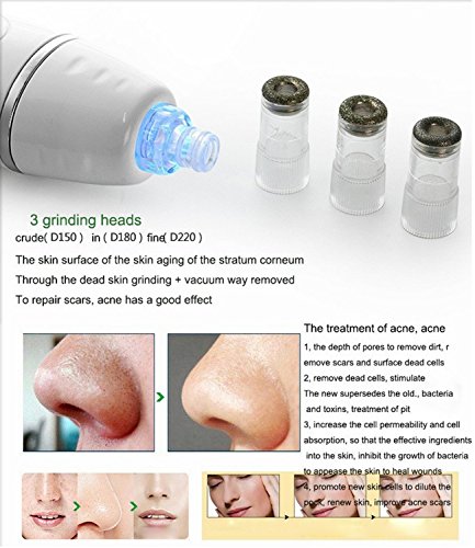 Beauty Nymph tragbare Diamond Microdermabrasion Pen Maschine Peeling Dermabrasion Hautpflege Vacuum Massage Schönheit Ausrüstung, exfoliert und resurfaces die Haut - 4