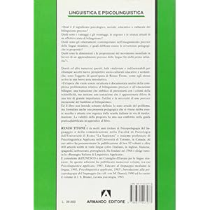 Bilinguismo precoce e educazione bilingue