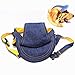 Produktbild yumsum Pet Baseball Cap Hunde Sport Jeans Visier Sun Hat mit Ohrenaussparung für kleine Hunde
