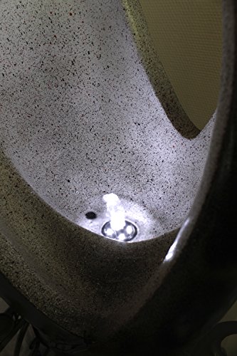 Design Springbrunnen „Capullo“ mit LED Beleuchtung Zimmerbrunnen Tischbrunnen Luftbefeuchter - 3