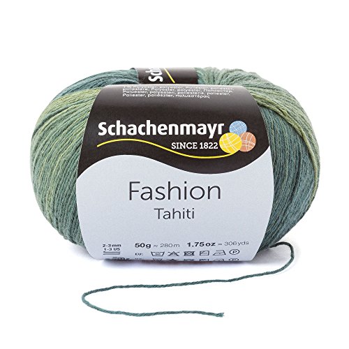Schachenmayr 9811776-07668 Tahiti Jungle Handstrickgarn, Baumwolle