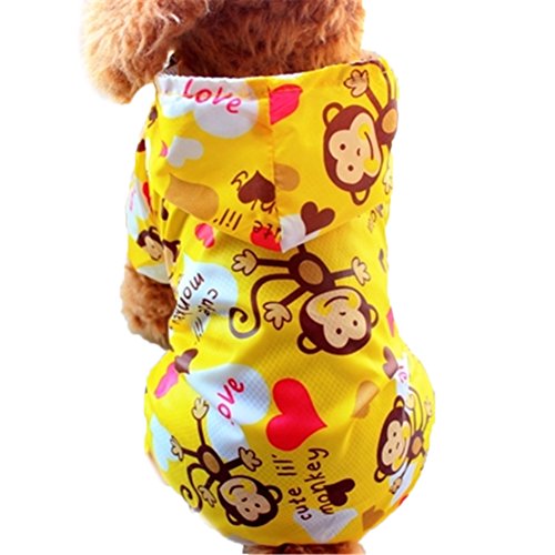 Moolecole-Cartoon-Monkey-Pet-Dog-Raincoat-Hood-Puppy-Doggy-Waterproof-Raincoat-Jacket-Four-Legs-Dog-Rain-Clothes