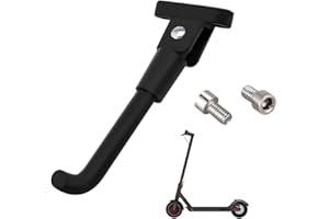 UIEXAY Béquille Trottinette Électriques Pour Xiaomi M365, Pro, Pro 2, 1S, Scooter Parking Béquille En Alliage D'Aluminium, Support De Stationnement Avec Vis, Repose Pied Trottinettes Accessoire
