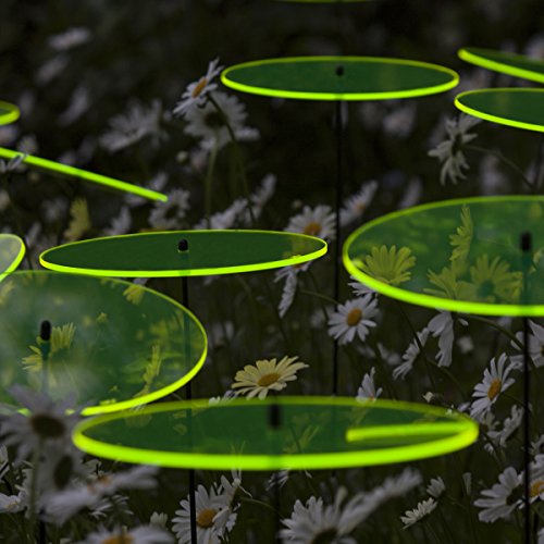 SUNPLAY „Sonnenfänger-Scheiben“ in GRÜN, 3 Stück je 20 cm Durchmesser im Set + 70 cm Schwingstäbe - 5