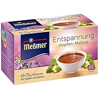 Meßmer Entspannung Hopfen-Melisse, 2er Pack (2 x 40 g Packung)