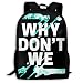 Produktbild Leichter Rucksack mit Aufdruck Why Don't Me, wasserabweisend, für Reisen, Laptop, Tagesrucksack, 43,2 cm (17 Zoll)