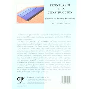 Prontuario de la construccion
